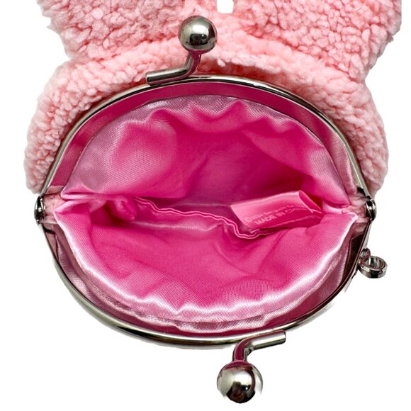 Monchhichi Chimutan Bunny Face Plush Coin Bag - Picture 3 of 4